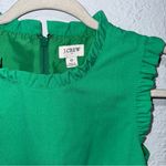 J.Crew  Sleeveless Ruffle Trim Sheath Dress Kelly Green
Country Club Classic Sz 0 Photo 2