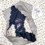 NWT NEW PQ Oro Seamless Metallic Reversible Swim Bottom Large L Silver Photo 2