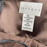 Bill Levkoff  Sz 20 Brown Satin Cocktail Dress Fit & Flare Big Bow Detail Pockets Photo 15