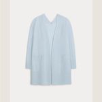NEW NakedCashmere Tory Cashmere Open Cardigan Cloud Blue Size L Photo 1
