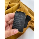 Club Monaco  Sweater Womens Small Nomin Yellow Orange Mock‎ Neck Knit Top Photo 4