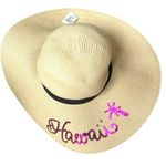 Surfwear Hawaiian Straw Sun Hat Classic Beach Hat Pink Sequins Women's Regular O Photo 1