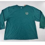 Victoria's Secret VS  Pink Shirt Sz XXL Crewneck Comfy Casual Campus Green Photo 0