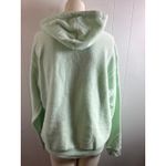 Soft Serve Cloud Cotton Zipper Hooded Jacket in Lime Sherbert. Size S Green Photo 2
