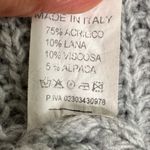 Women's Distressed Loose Relaxed Knit Chunky Oversized Frayed Sweater Tunic Purple Size M Photo 10