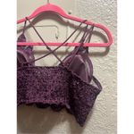 Zenana Outfitters  Purple Lace Bralette Woman’s Size XL Photo 7