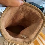 Australian Boot Company tan‎ leather boots cow suede sheep fur size 9 Tan Photo 6