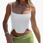 White Corset Top Size XS Photo 0