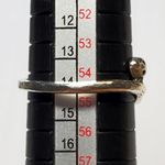 Silver Tone Snake Design Ring Sz 7 Unsigned Photo 2