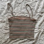H&M STRIPED XXS TIGHT CROPPED TOP Photo 2