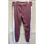 Avia Ankle Athletic Legging Logo Pocket Size 2XL Mauve/White Activewear Photo 3