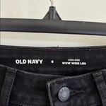 Old Navy  High-Waisted Wow Wide-Leg Jeans black size 6 Photo 6