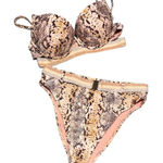 Aerie RI Resort Two Piece Python Printed Bathing‎ Suit Size M D24 Photo 0