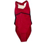 Fabletics NWT  Women’s size Extra Small Gabriella II 1PC Swimsuit Blue & Red Photo 6