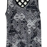Agenda Women's Blue White Braided Back Tank Top Size‎ M Size M Photo 0