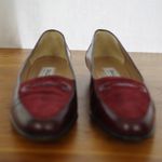 Bally Ladies' Cordovan Colored Leather Flats 8.5M Red Size 8.5 Photo 8