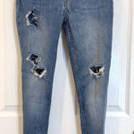 Free People ‎ Women's Distressed Button Fly Skinny Jeans Size 26 Ripped Denim Photo 0
