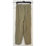 Free People  Linen Cotton Cargo Button-Fly Pants Relaxed Slouchy Photo 3