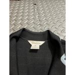 Misook Exclusively  Knit Blazer XL Black‎ Blue Button Up Jacket Womens Formal Photo 1