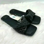 A New Day Nicolette Black Sandals Size 9.5 Photo 0