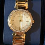 CHAPS Gold Tone w Crystals Watch Photo 9