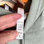 Independent Trading Co Lennon Cropped Peace Love Happiness Hoodie Sage Sz Medium Green Photo 2