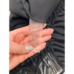 Maniere De Voir  Black Zebra Print Bodysuit In Size 2 Photo 5