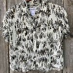 FOR THE REPUBLIC ✨Frayed collar dot button down top✨ Photo 4