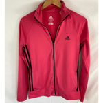 Adidas Climalite Pink Full Zip Sweatshirt Size Small Photo 0