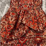 Dries Van Noten  Depla Metallic Brocade Dress in Red EU 36 Photo 3