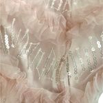 Speechless  Blush Pink Sequin Tulle Layered Cocktail Mini Dress L Party Prom Hoco Photo 6