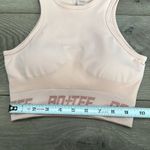 Bo + Tee Knockout Seamless Racerback Crop Top Sports Bra In Peach Size XS Pink Photo 4