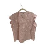 Koch Limited Edition Palm Top Happy Hour Embellished Blouse Made in USA Size S Photo 1