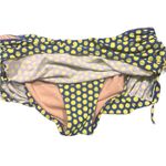 J.Crew  Polka Dot Bikini size Medium Blue and Yellow Neon Straps Photo 3