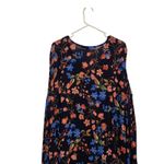 Woman Within Sleeveless Multicolor Floral V-Neck Crinkle Shift Dress Size 2X Photo 2