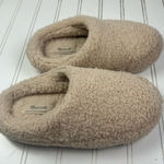 Madewell Beige Sherpa Cozy Women’s Slippers Size 5 Photo 0