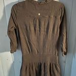 prAna Women’s Size Small Black 3/4 Sleeve Smocked A-Line Dress Photo 4