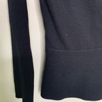 White House | Black Market  Black Portrait Neckline Sz Small Silver Buttons Photo 4