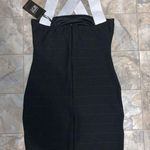 Boohoo Cecily bandage cross over bodycon dress Photo 3