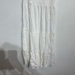 Becca  Swim White Ponza Smocked One Shoulder Dress Sz L NWT Photo 2