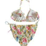 Old Navy Tropical crinkled bikini set Size Medium Photo 6