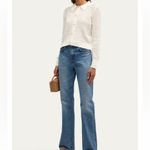 frame denim  Shrunken Crochet Cardigan in Off White Size XS Photo 2