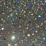 St. John Caviar Multi Mini Black Sequins Dress Size 6 D41 Photo 13