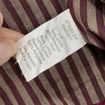 CAbi Smart Jacket Womens 12 Red Merlot Boucle Full Zip tweed wool blend stripe Photo 6