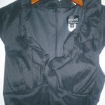 XScape 6 S Taffeta Ruched Cocktail Capped Sleeves Dress in Black Funeral Photo 3