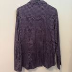 Roper women’s Purple western pearl Button Down Shirt Size L Photo 4