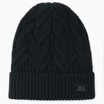 Under Armour Women’s Black Cable Knit Beanie | ColdGear Ribbed Winter Hat Photo 0