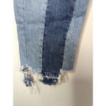 frame denim Nouveau Le Mix Jeans Colorblocked Distressed Cropped Size 26 Photo 4