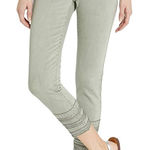 Tribal Womens Jegging Jean Pull on Ankle Embellished in Jungle Sz 4 EUC Green Photo 0