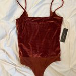 Lulus  rust velvet bodysuit Photo 0